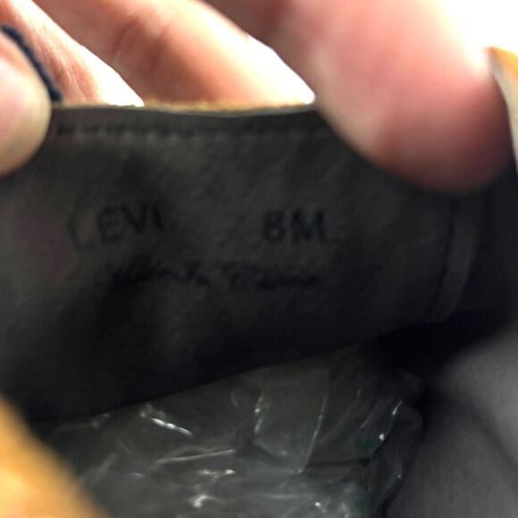 Donald J. Pliner Levi Chukka Boots Calf Suede Cognac Men's 8 M - Picture 5 of 14